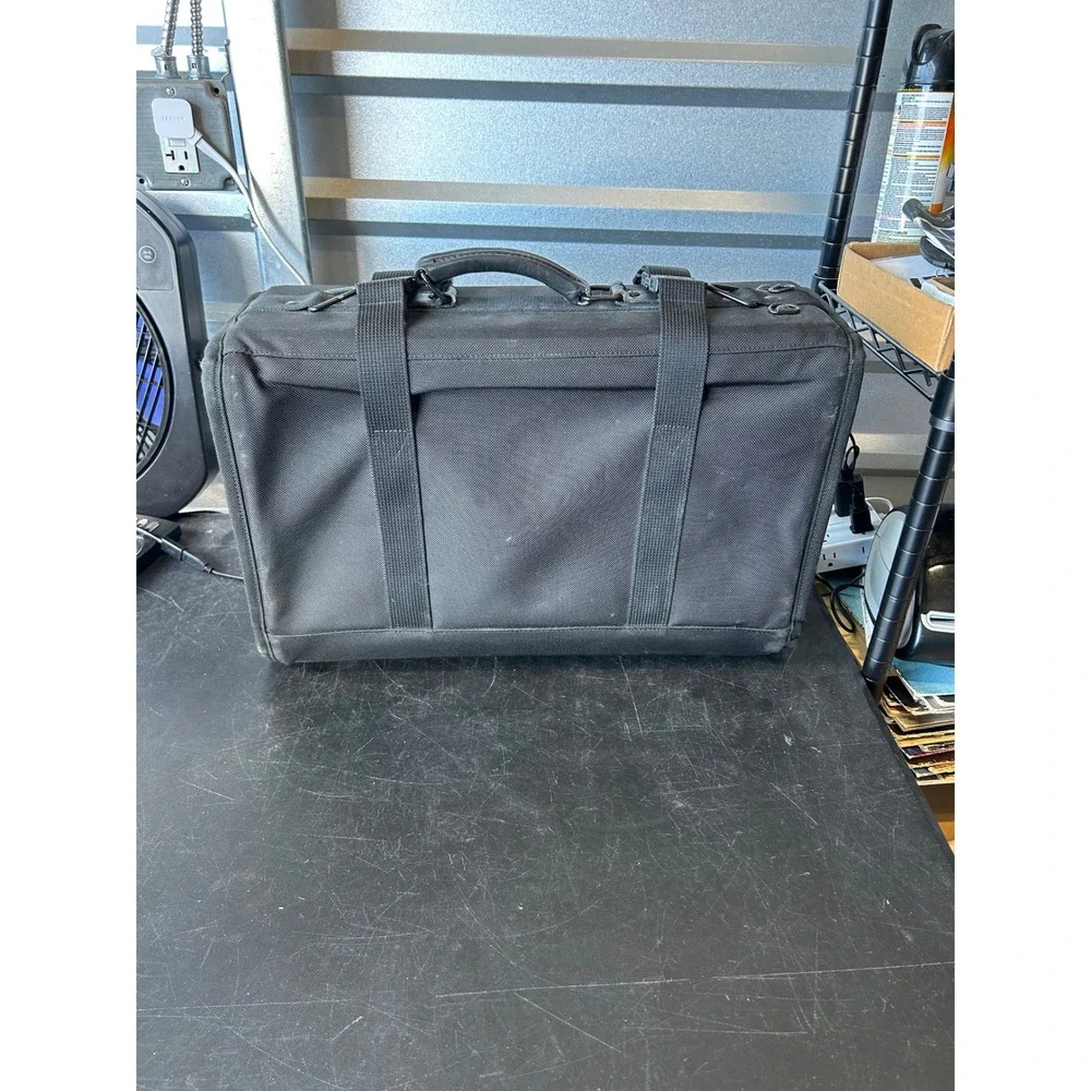 Tumi Briefcase Mens Black Ballistic Nylon Business Travel Laptop Bag Made in USA